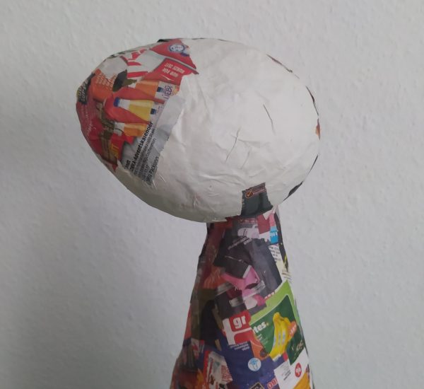 Pappmaché Rohlinge ergänzen und weiterverarbeiten