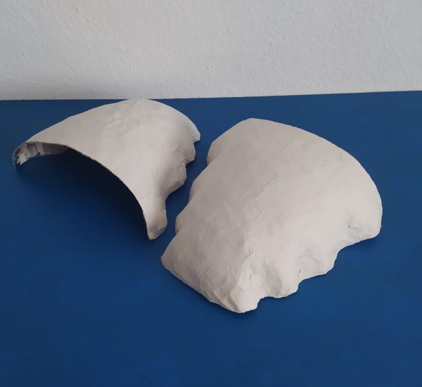 Pappmaché Rohling Zacken 2 Teile