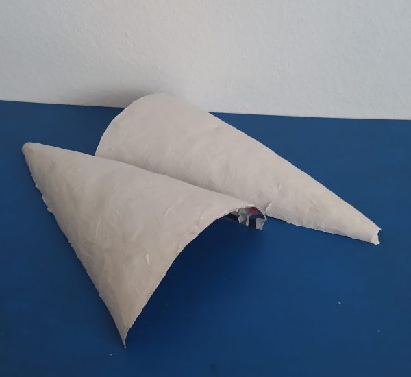 Pappmaché Rohling Grundform Kegel 2 Teile