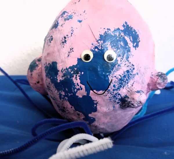 Qualle Pappmaché Rohling Grundform Ballon