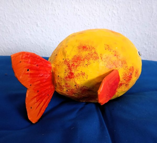 Fisch Pappmaché Rohling Grundform Ballon