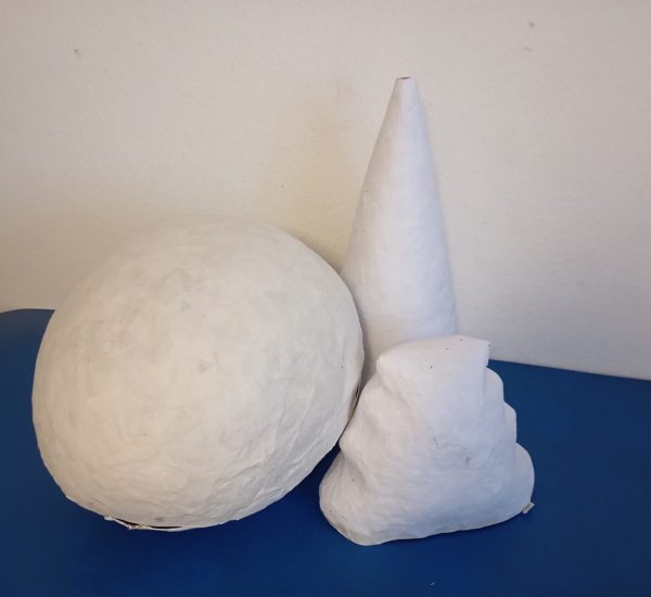 Pappmaché Rohlinge Grundformen groß