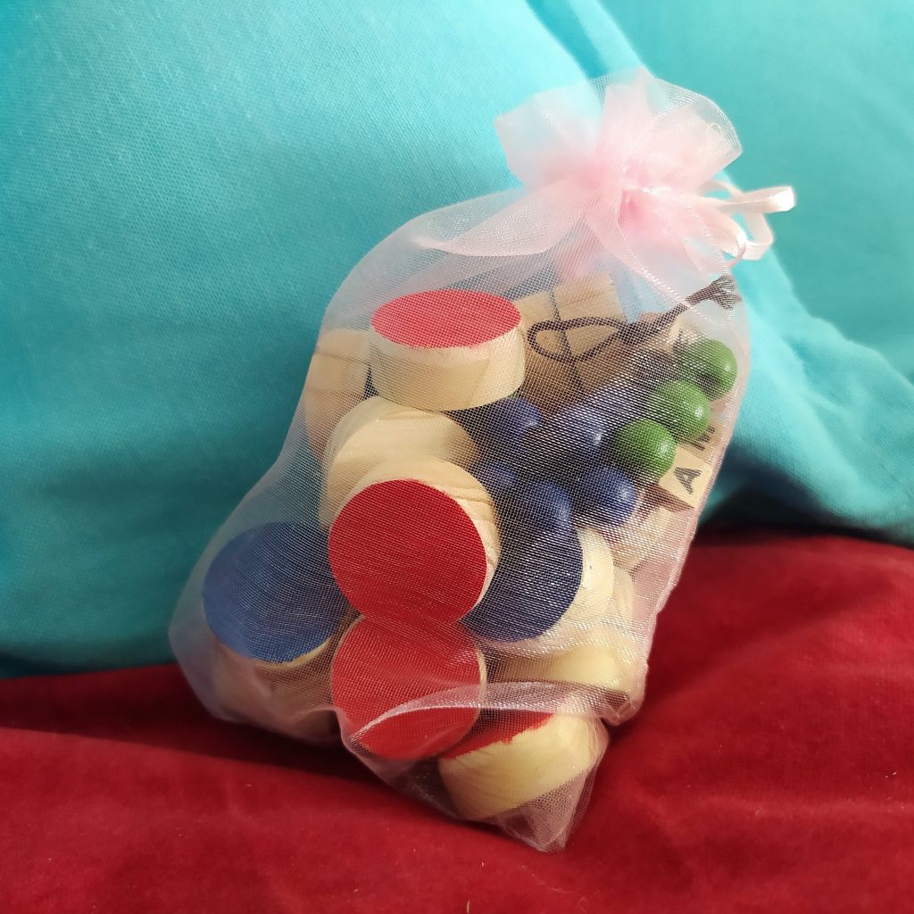 Kleine Geschenke zur Einschulung Kitakinder Einschulungsbeutelchen Rechenklötze Rechenkette