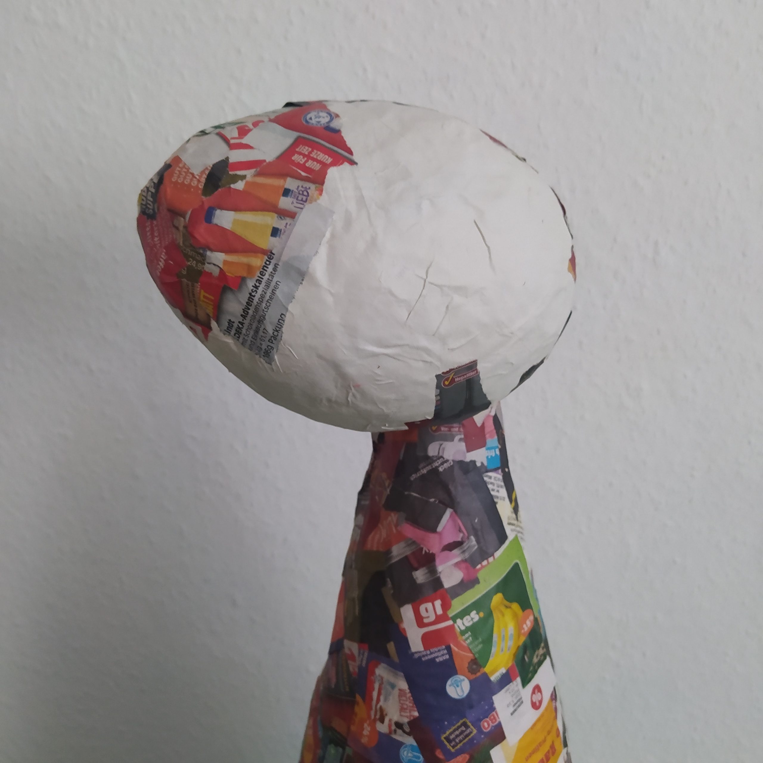 Pappmaché Rohlinge ergänzen und weiterverarbeiten