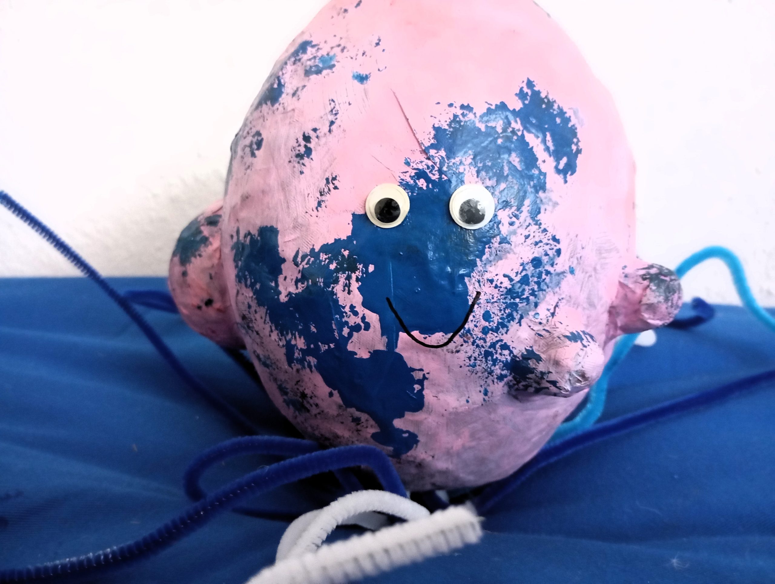 Qualle Pappmaché Rohling Grundform Ballon