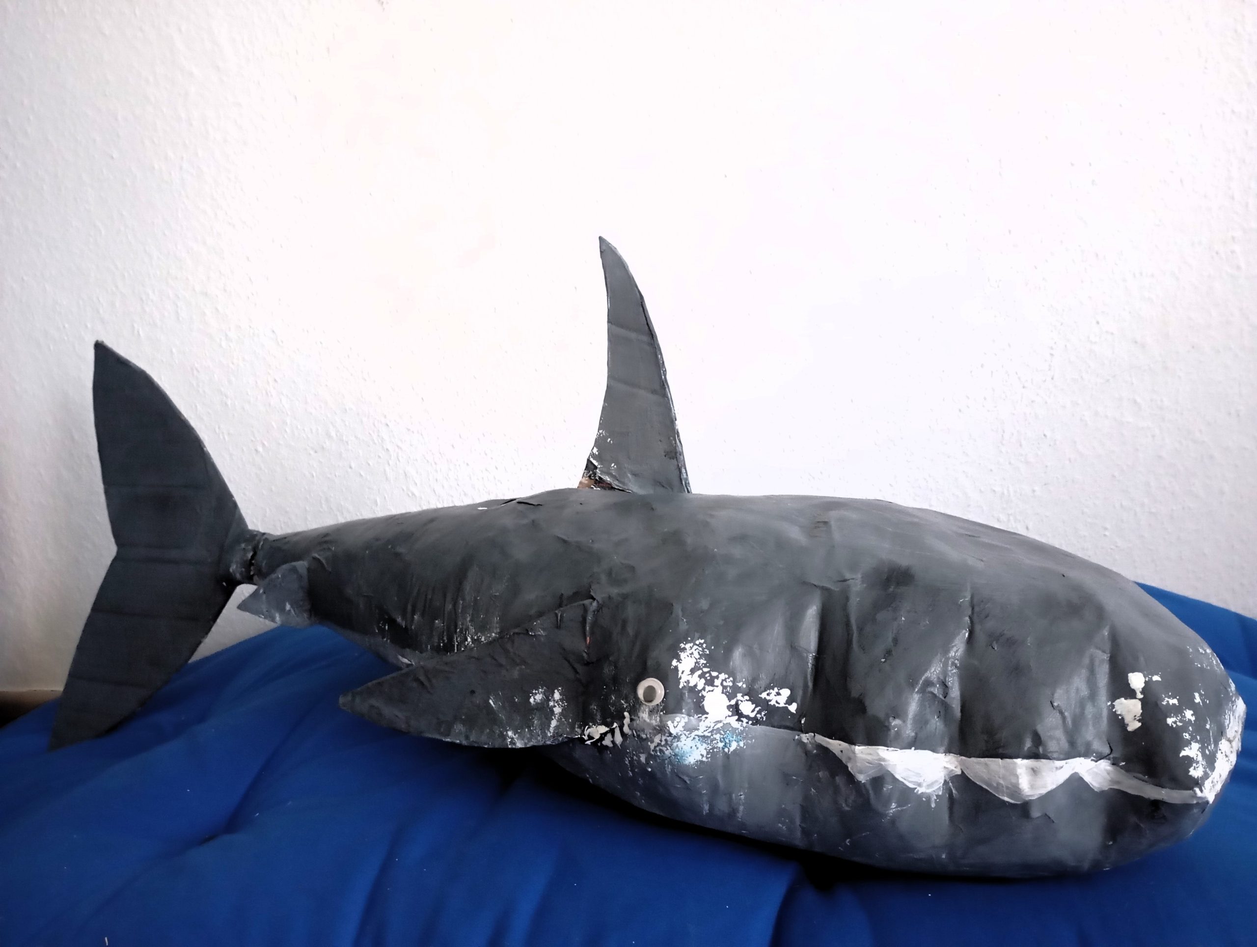 Haifisch Pappmaché Rohling Grundform