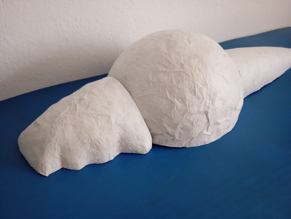 Grundgerüst Krokodil Pappmaché Rohlinge Set grundformen groß