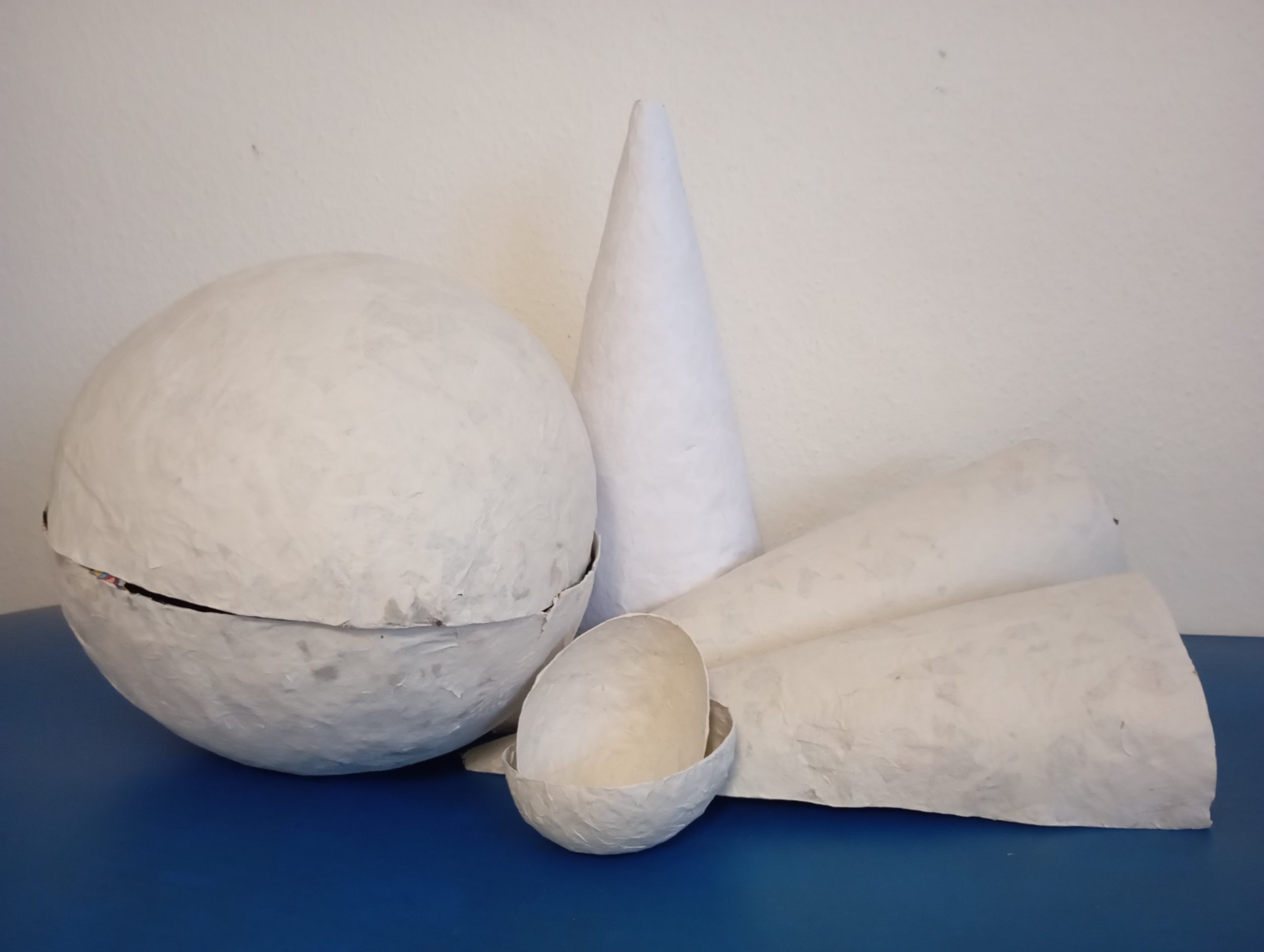 Pappmaché Rohlinge Grundormen groß