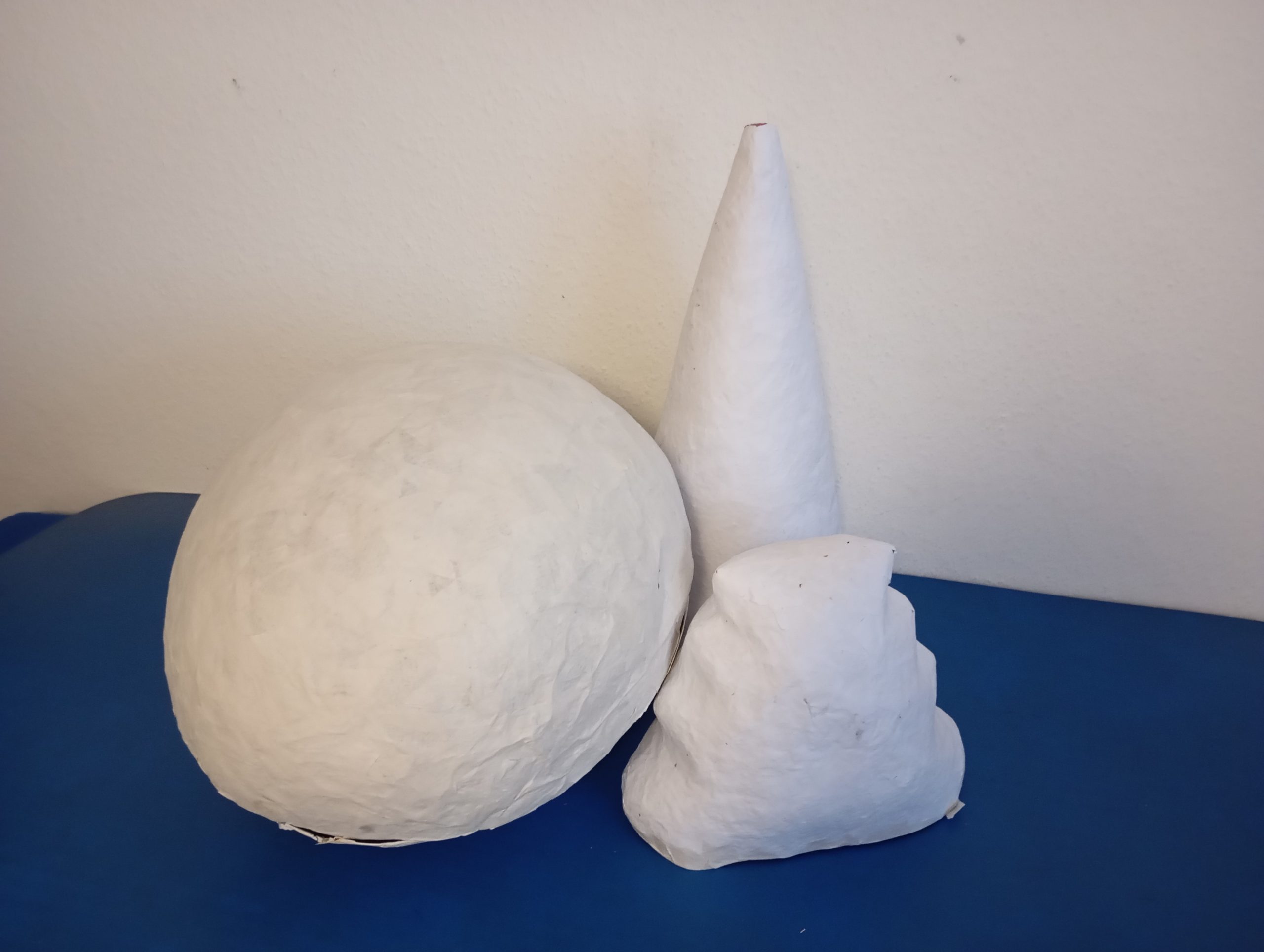 Pappmaché Rohlinge Grundformen groß