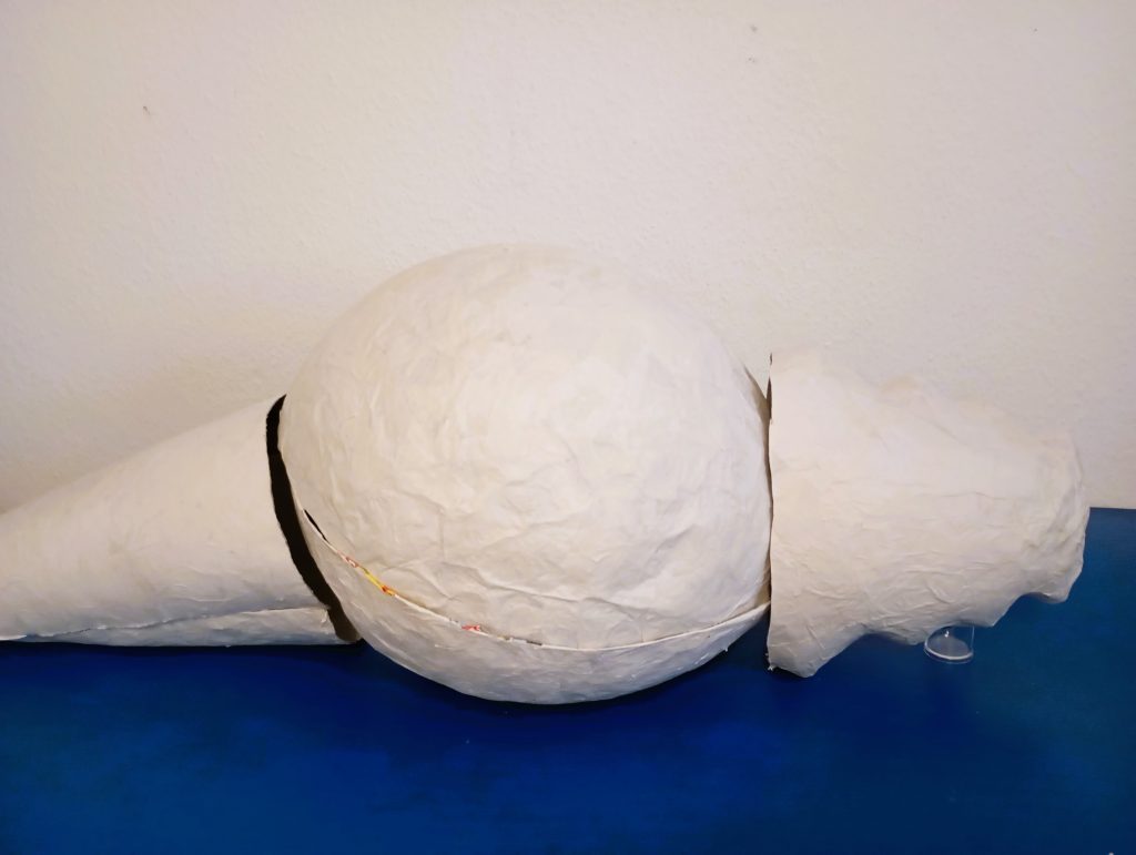 Grundgerüst Triceratops Pappmaché Rohlinge Grundformen groß